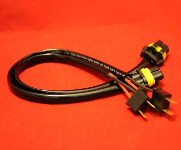 H7 Wire Harness for HID ballast to stock socket for HID Conversion Kit 